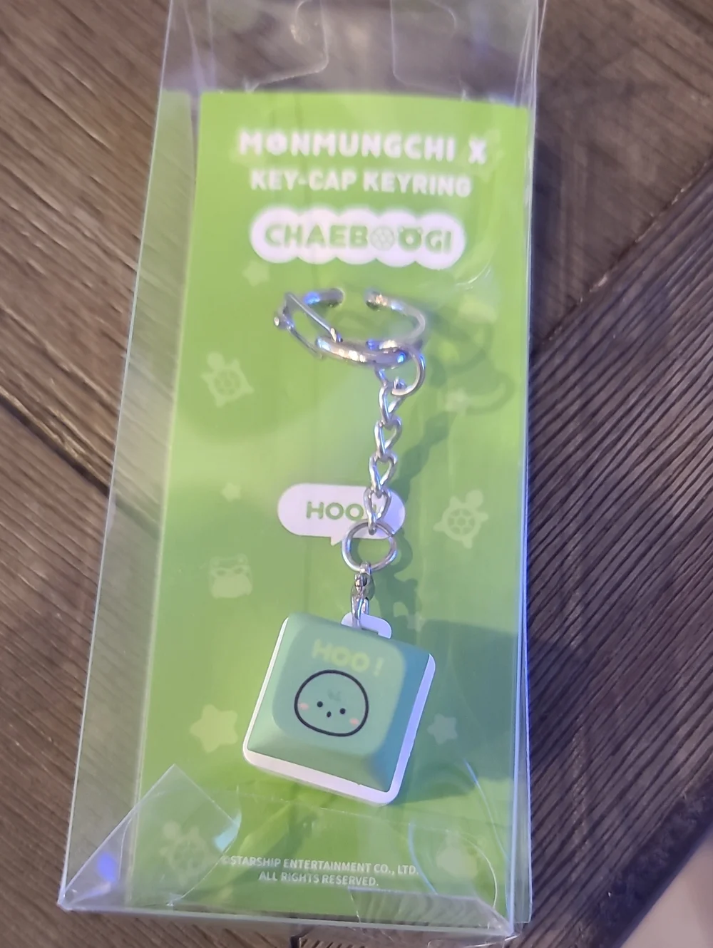 Key-Cap Keyring - Blue & Green (Set of 2)